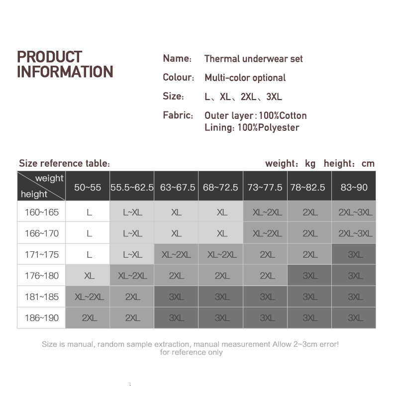 Couple Thermal Underwear Winter Cotton Long Johns Warm Thermo Underwears Thermal Clothing For Men Women's Thermo Underwears SH190927