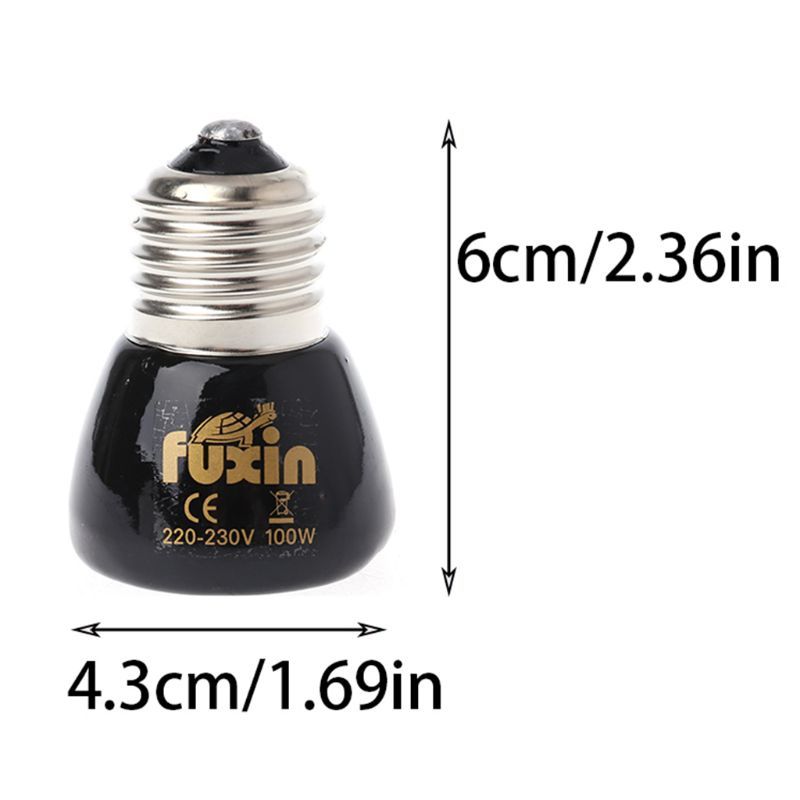 Ver Infrared Ceramic Emiter Heating Light Lamp For Reptile Back T8WB