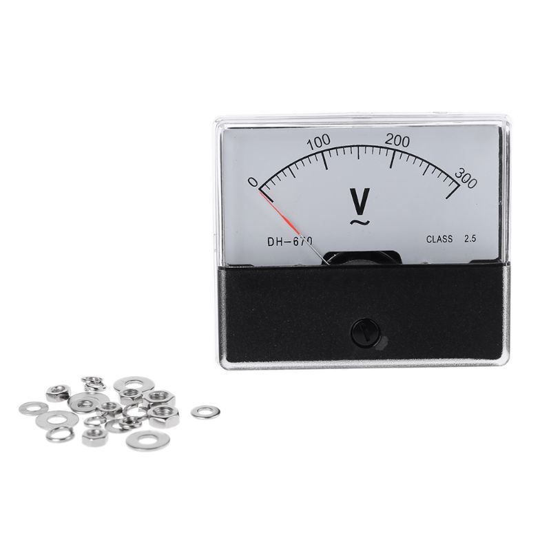 Ac 0-300V Analogue Panel Meter Voltometer DH-670 Voltage Gauge Panel Volt Meter