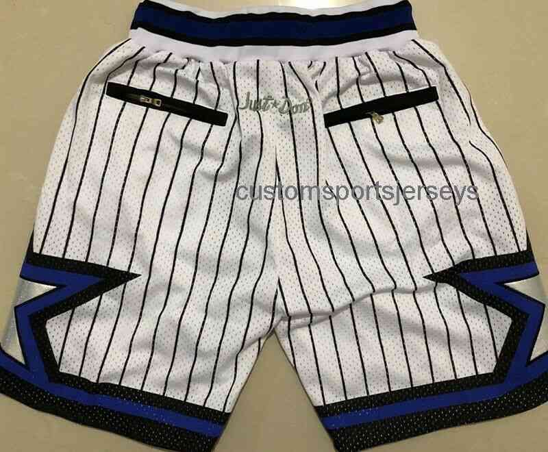 Men's Orlando Shorts Blue Black White All Stitched S,M,L,XL,XXL