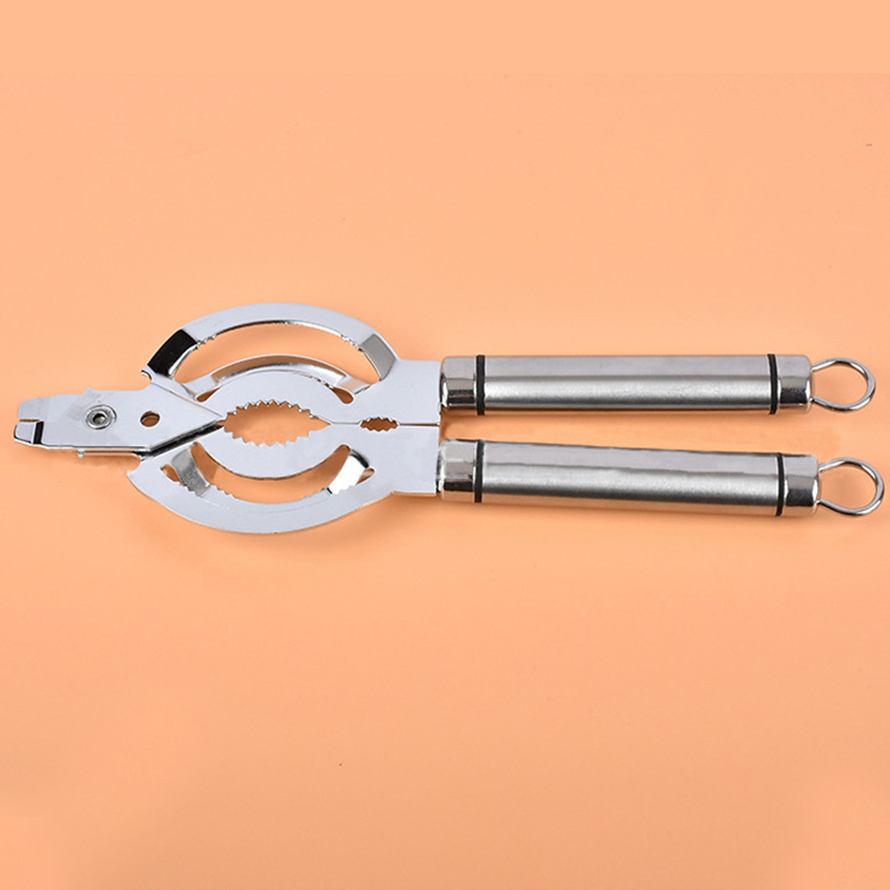 Multifunction Can Opener Stainless Steel Manual Bottle Opener Kitchen Gadget For Canned Fruit Canned Beef Canned Chicken