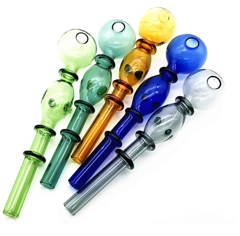Accessories QBsomk Color double bubble Handcraft Pyrex dab oil rig glass bong Burner Pipe Mini Smoking Hand Pipes
Accessories QBsomk Color double bubble Handcraft Pyrex dab oil rig glass bong Burner Pipe Mini Smoking Hand Pipes