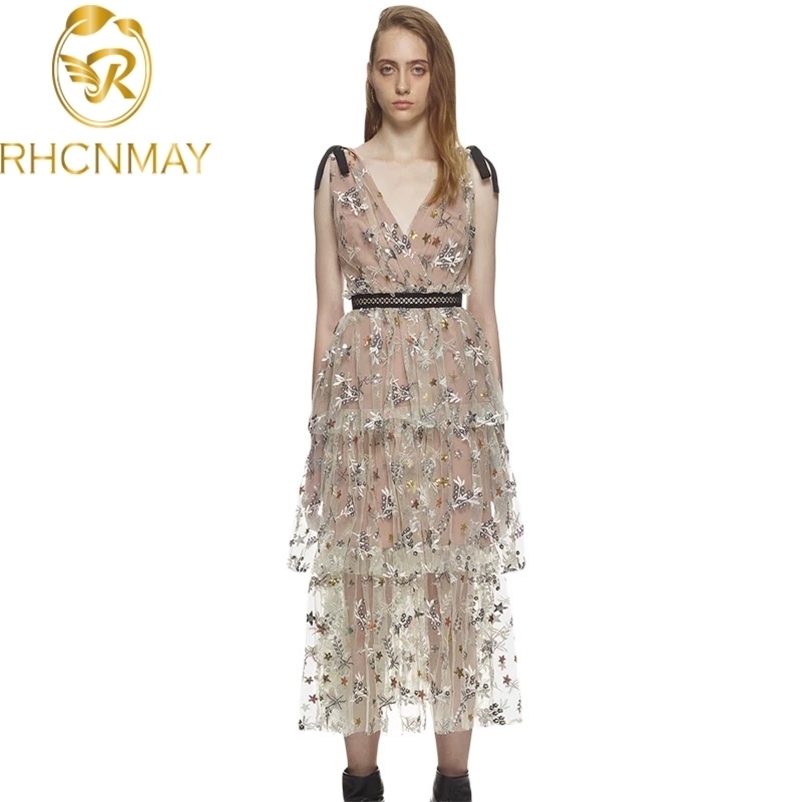 Luxury Self-Portrait Mesh Floral Women Dress Summer Runway Sleeveless Patchwork Sequin Layer Ruffles Sexy Embroidery 210520, Picture color
Luxury Self-Portrait Mesh Floral Women Dress Summer Runway Sleeveless Patchwork Sequin Layer Ruffles Sexy Embroidery 210520, Picture color