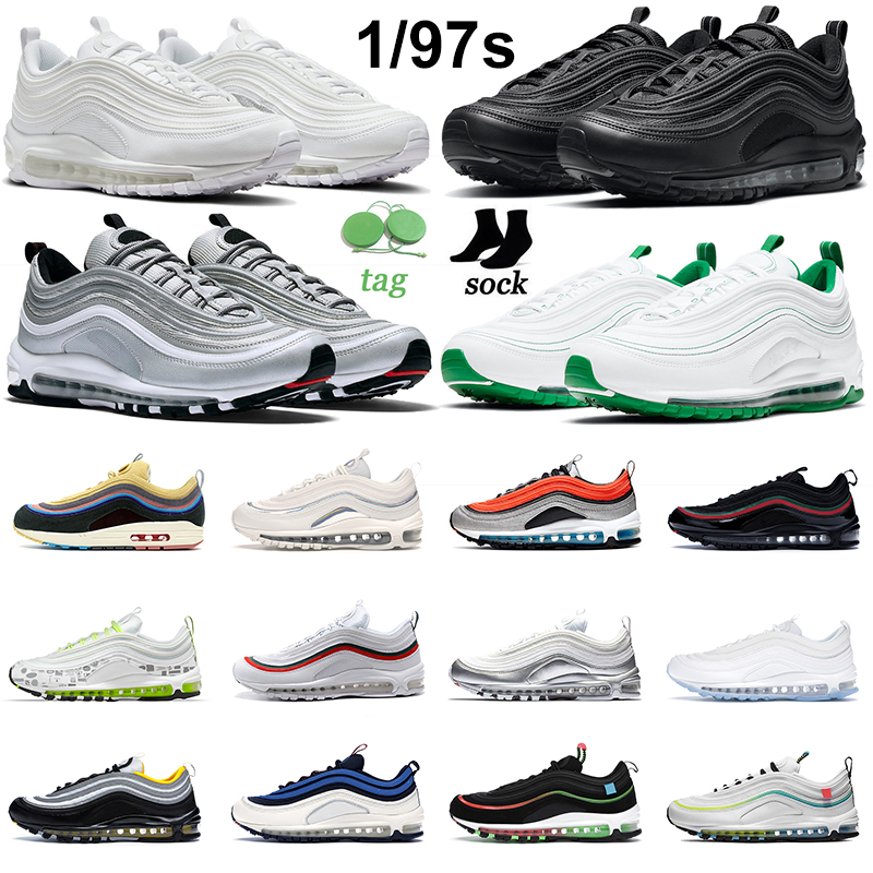 97 97s Sean Wotherspoon Men Running Shoes Triple Black White Silver Bullet Bred Bright Citron Violet Halloween Premium Steelers Mens Women Trainer Sports Sneakers, 36-40 white iridescent
97 97s Sean Wotherspoon Men Running Shoes Triple Black White Silver Bullet Bred Bright Citron Violet Halloween Premium Steelers Mens Women Trainer Sports Sneakers, 36-40 white iridescent