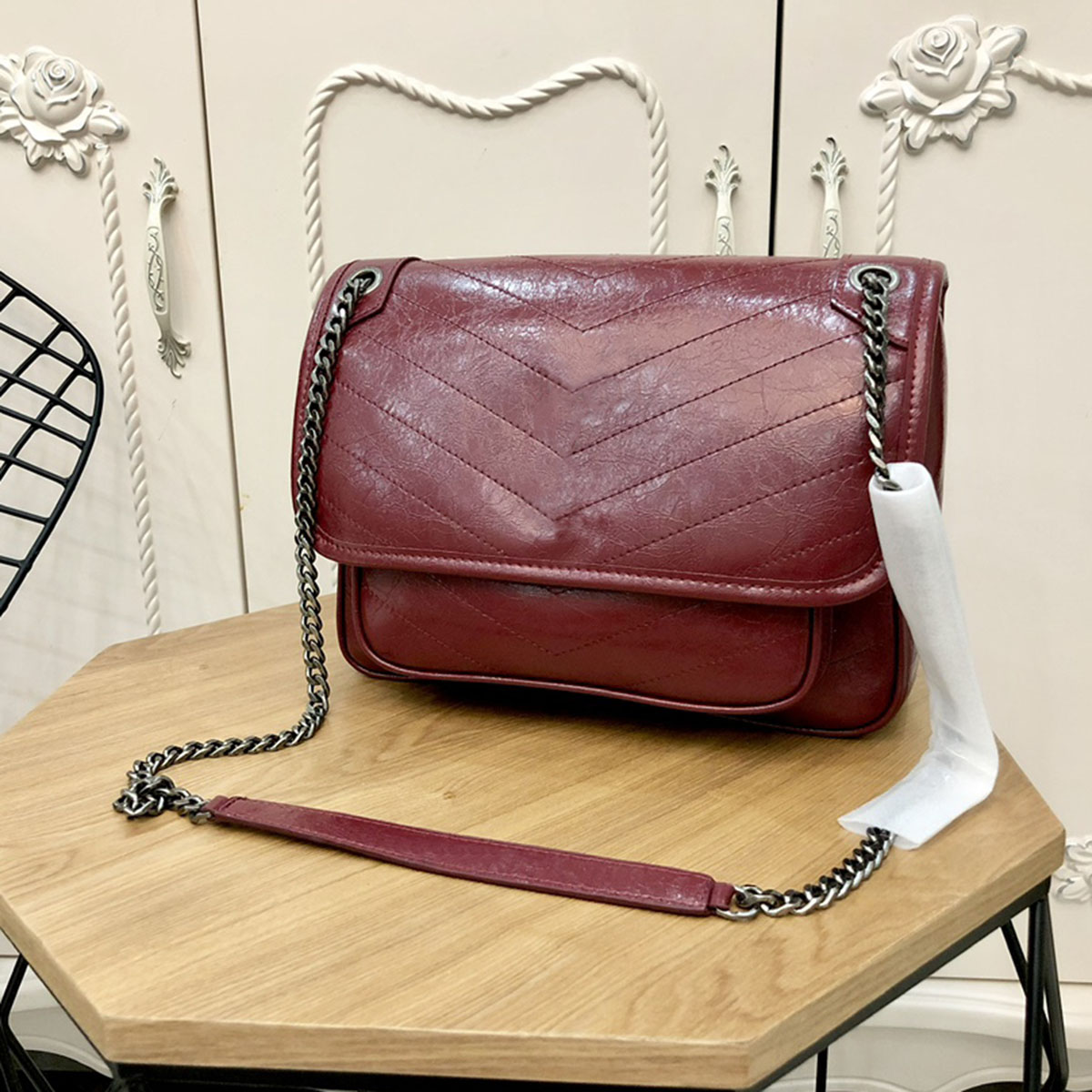 Designer Bag Niki Handbag Women Leather Designers Shoulder Bags Chain Crossbody Handbags Lady Purse
Designer Bag Niki Handbag Women Leather Designers Shoulder Bags Chain Crossbody Handbags Lady Purse