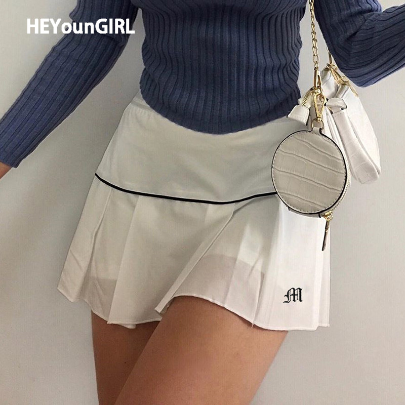 HEYounGIRL Preppy Style Casual High Waist Pleated Skirts Womens Embroidery Letter High Waist Mini Shorts Skirt Ladies Y2K Summer, Black
HEYounGIRL Preppy Style Casual High Waist Pleated Skirts Womens Embroidery Letter High Waist Mini Shorts Skirt Ladies Y2K Summer, Black