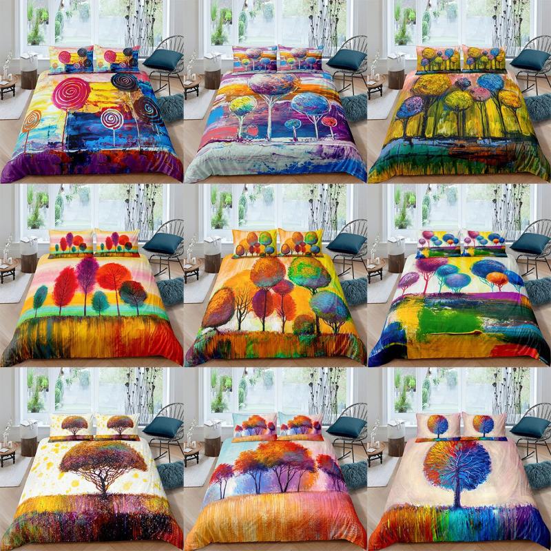 Bedding Sets Beautiful View Of Trees Painting Duvet Cover Set 2/3 Pcs Colorful Scene Home Decor Bedset Gift Adult Kids, As pictured
Bedding Sets Beautiful View Of Trees Painting Duvet Cover Set 2/3 Pcs Colorful Scene Home Decor Bedset Gift Adult Kids, As pictured