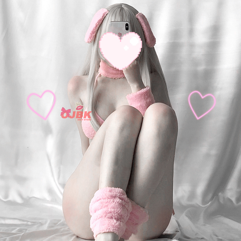 Anime Cosplay Costume DDLG Bunny Girl Sexy Baby Pink Rabbit Bikini Set Erotic Outfit For Woman Tie Side GString Bra Thong Kawaii, Red
Anime Cosplay Costume DDLG Bunny Girl Sexy Baby Pink Rabbit Bikini Set Erotic Outfit For Woman Tie Side GString Bra Thong Kawaii, Red
