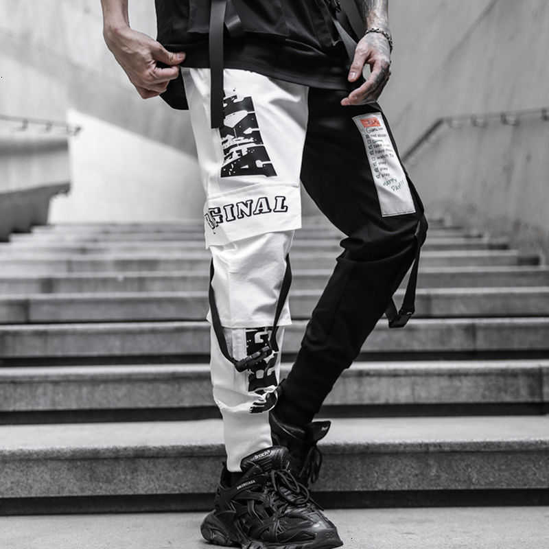 Hybskr Autumn Men's Cargo Pants Casual Woman Harem Pencil Pants Korean Loose Ankle-Length Oversize Fashion Male Trousers 210930