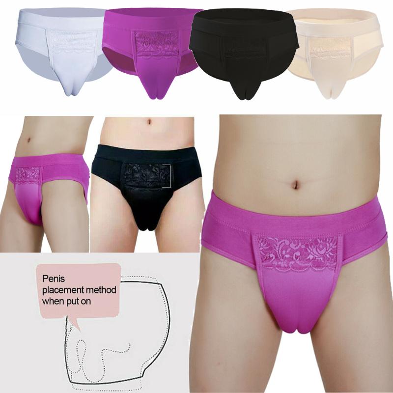 Underpants 2PCS/Lot Men Hiding Gaff Panty Shaping Pants Fake Vaginal Pad For Crossdressing Transgender Sexy Mens Briefs Padded Underwear, Style 5 blue black
Underpants 2PCS/Lot Men Hiding Gaff Panty Shaping Pants Fake Vaginal Pad For Crossdressing Transgender Sexy Mens Briefs Padded Underwear, Style 5 blue black