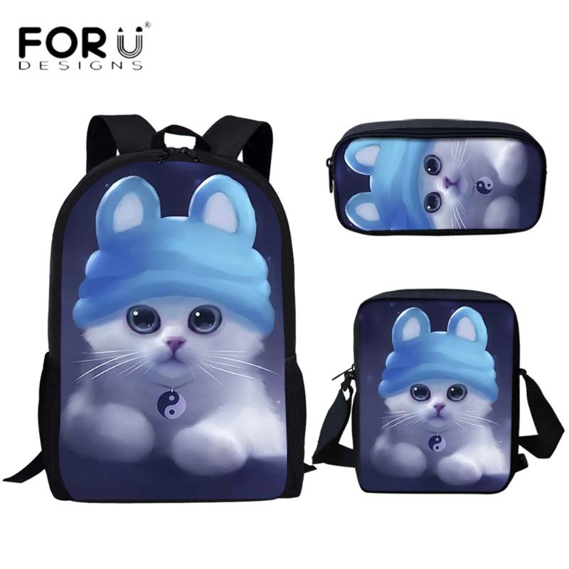 School Backpack Set Kawaii Puppy Cat Printing Student Bags 16inch Bookbags For Children Large Capacity SchoolBag Sac
School Backpack Set Kawaii Puppy Cat Printing Student Bags 16inch Bookbags For Children Large Capacity SchoolBag Sac