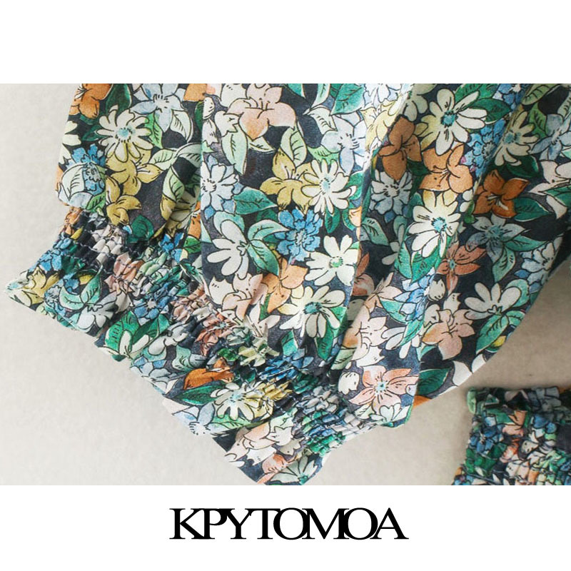 Women Chic Fashion With Cut-out Detail Smocked Trims Mini Dress O Neck Puff Sleeve Female Dresses Mujer 210420