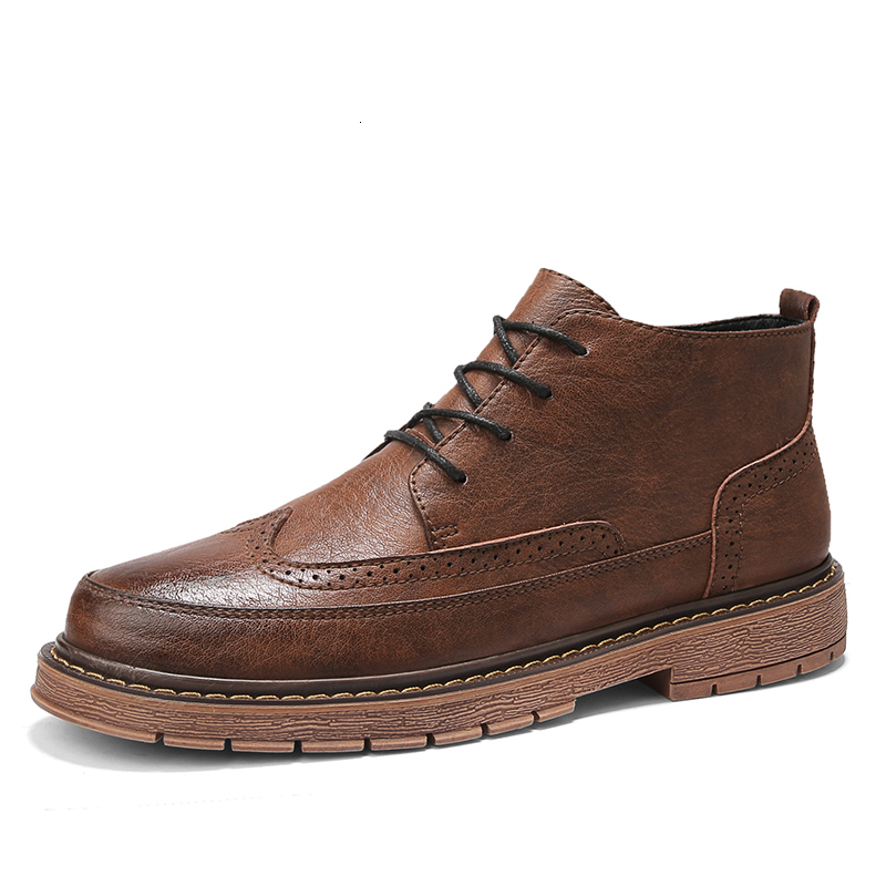 dress shoes novos produtos do outono e inverno de moda masculina bloco pu botas curtas versátil sapatos fashion casual com cadarço quente ka, Black
dress shoes novos produtos do outono e inverno de moda masculina bloco pu botas curtas versátil sapatos fashion casual com cadarço quente ka, Black