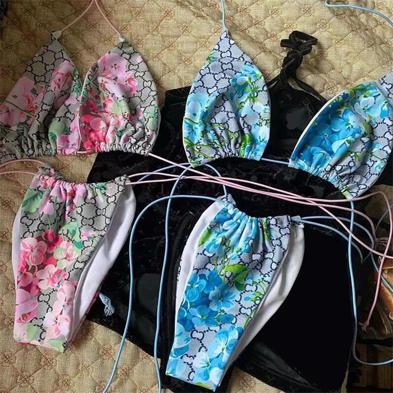 Summer Sexy Women Swimwear Home Textile Classic Flora Print Lady Two Piece Swimsuit Fashion Detachable Famale Beach Wear
Summer Sexy Women Swimwear Home Textile Classic Flora Print Lady Two Piece Swimsuit Fashion Detachable Famale Beach Wear