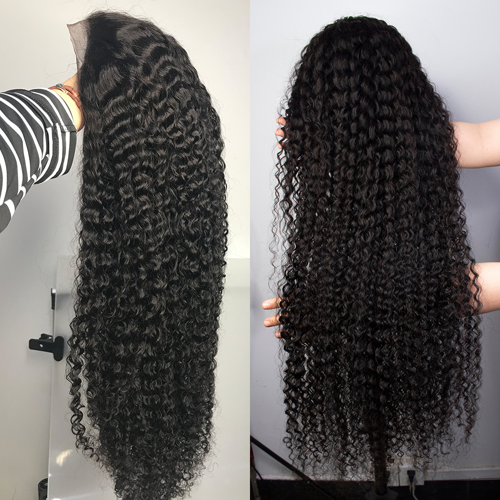 Deep Wave Human Hair HD Lace Wigs 5x5 13x4 13x6 Swiss Lace Bleach Knots Pre Plucked Natural Hairline For Black Women