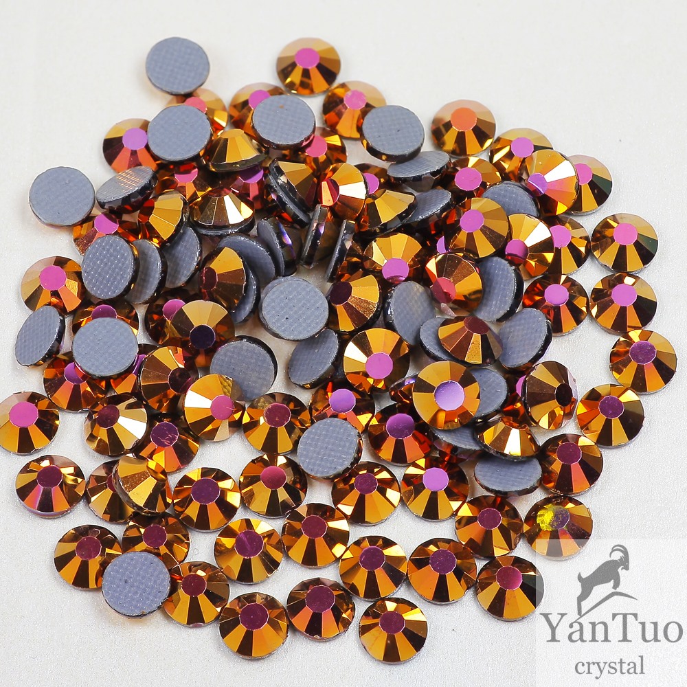 High Quality Stone New Color Magic gold Flat Back Crystals rhinestone Hot Fix FlatBackFor clothes
High Quality Stone New Color Magic gold Flat Back Crystals rhinestone Hot Fix FlatBackFor clothes