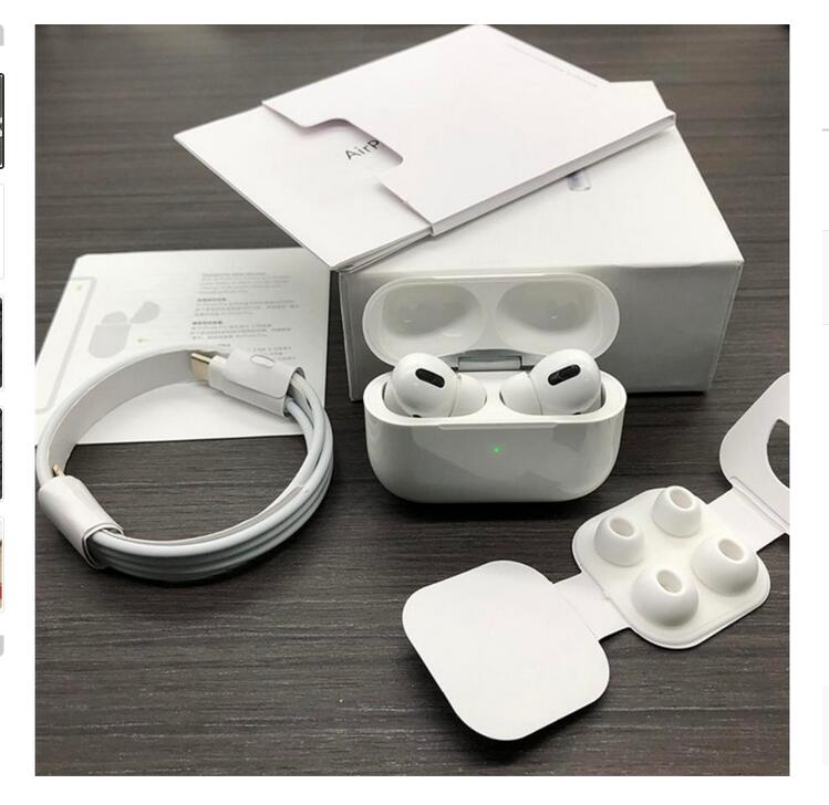 HIGH QUALITY AirPods Pro Wirless Earphones real serial NO. Metal Hinge cases Rename GPS Wireless Charging Bluetooth Headphones with In-Ear Detection, White
HIGH QUALITY AirPods Pro Wirless Earphones real serial NO. Metal Hinge cases Rename GPS Wireless Charging Bluetooth Headphones with In-Ear Detection, White