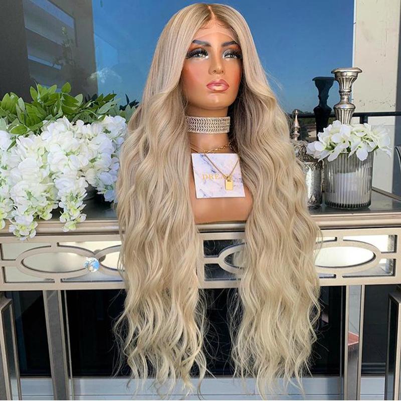 Lace Wigs Long Wavy Platinum Blonde Ombre 250 Density Brazilian Remy Human Hair Wigs13X4 Front Preplucked Hairline With BabyHair, 13x4 lace front
Lace Wigs Long Wavy Platinum Blonde Ombre 250 Density Brazilian Remy Human Hair Wigs13X4 Front Preplucked Hairline With BabyHair, 13x4 lace front