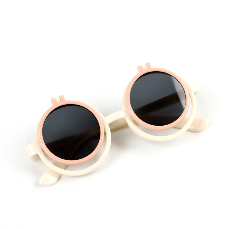 Cartoon Lovely Kids Sunglasses round Frame Girls Children Sun Glasses Round Street Beat Baby Boy Eyeglasses Cute Shades Z260305