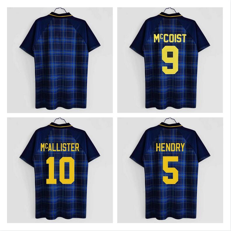 Scotland football shirt 1994 1995 1996 Retro soccer jersey classic vintage 94 95 96 Camiseta de futbol HENDRY McCOIST McALLISTER SPENCER, 94/96
Scotland football shirt 1994 1995 1996 Retro soccer jersey classic vintage 94 95 96 Camiseta de futbol HENDRY McCOIST McALLISTER SPENCER, 94/96