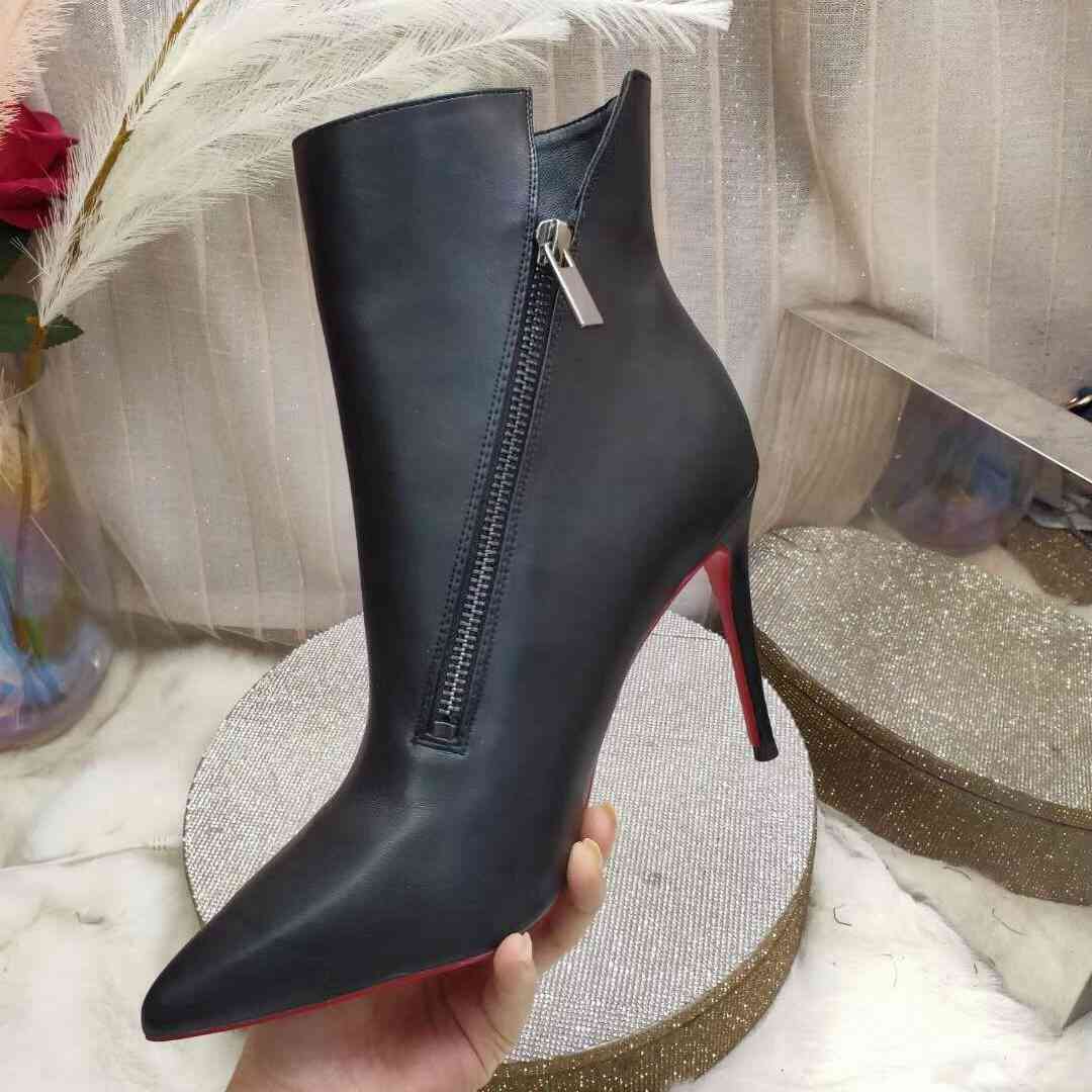 dress shoes genuine leather black thin high heels ankle boots for women fashion zipper ladies comfortable pointed toe 64v6
dress shoes genuine leather black thin high heels ankle boots for women fashion zipper ladies comfortable pointed toe 64v6