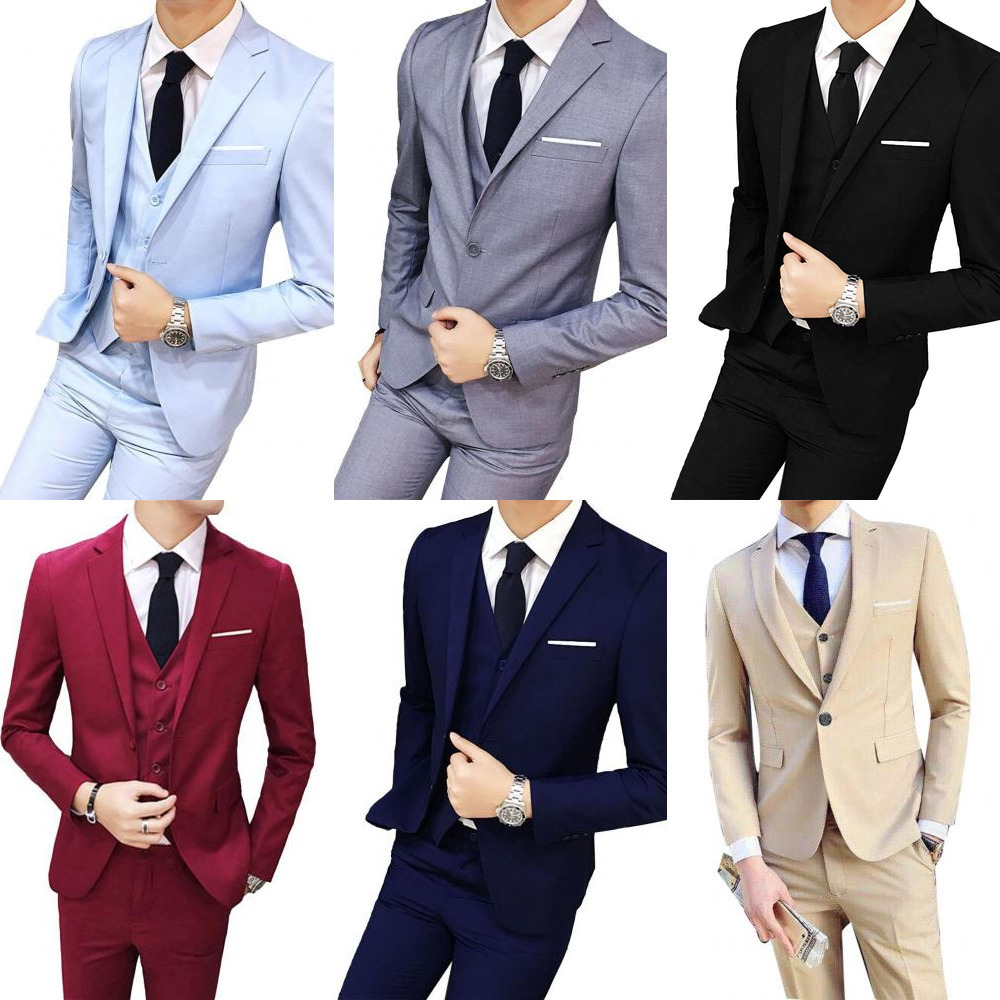 Three-piece Jacket Waistcoat Suit Vest Groomsmen Business Set Plus Size Wedding Business Men Formal Suit Vest Blazer Pants Set X0610, Navy blue
Three-piece Jacket Waistcoat Suit Vest Groomsmen Business Set Plus Size Wedding Business Men Formal Suit Vest Blazer Pants Set X0610, Navy blue