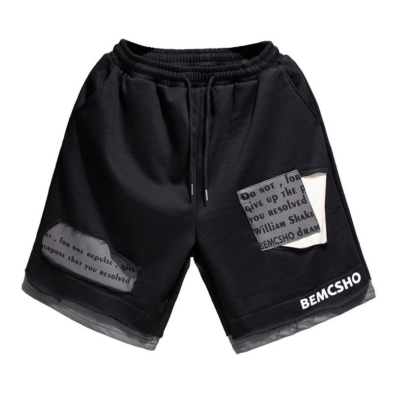Men's Shorts Men Casual Black Street Jogger Sweatpants Multiple Pockets Pants Just Don Basketball Loose Printed Short In Summer, St0102-black
Men's Shorts Men Casual Black Street Jogger Sweatpants Multiple Pockets Pants Just Don Basketball Loose Printed Short In Summer, St0102-black