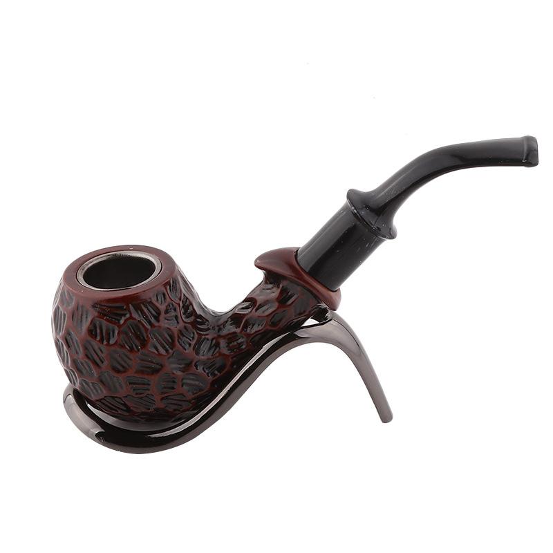 1Pcs Bent Resin Smoking Pipe Traditional Style Vintage Handmade Can Be Dismantled Set Pipes
1Pcs Bent Resin Smoking Pipe Traditional Style Vintage Handmade Can Be Dismantled Set Pipes