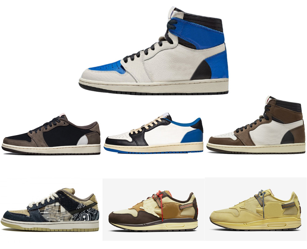 2022 Release Authentic Travis Scott 1 Baroque Brown Cactus Jack Saturn Gold Shoes Men Women 1S Military Blue Snekaers Dark Mocha Outdoor Sports With Box
2022 Release Authentic Travis Scott 1 Baroque Brown Cactus Jack Saturn Gold Shoes Men Women 1S Military Blue Snekaers Dark Mocha Outdoor Sports With Box