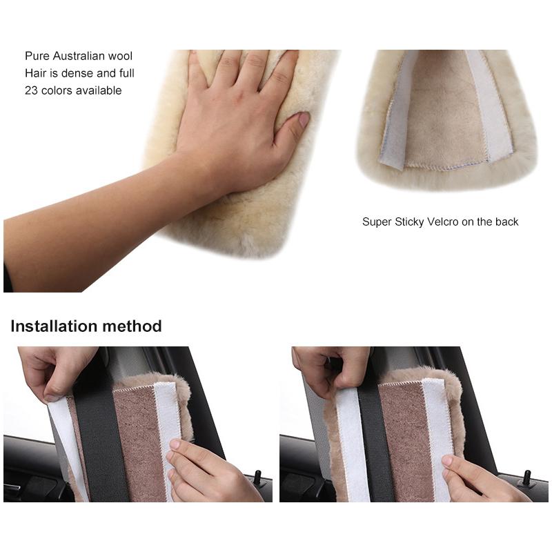 Safety Belts & Accessories Universal Car Seat Shoulder Strap Pure Wool Fleece Belt Protector For Adults Kids
Safety Belts & Accessories Universal Car Seat Shoulder Strap Pure Wool Fleece Belt Protector For Adults Kids
