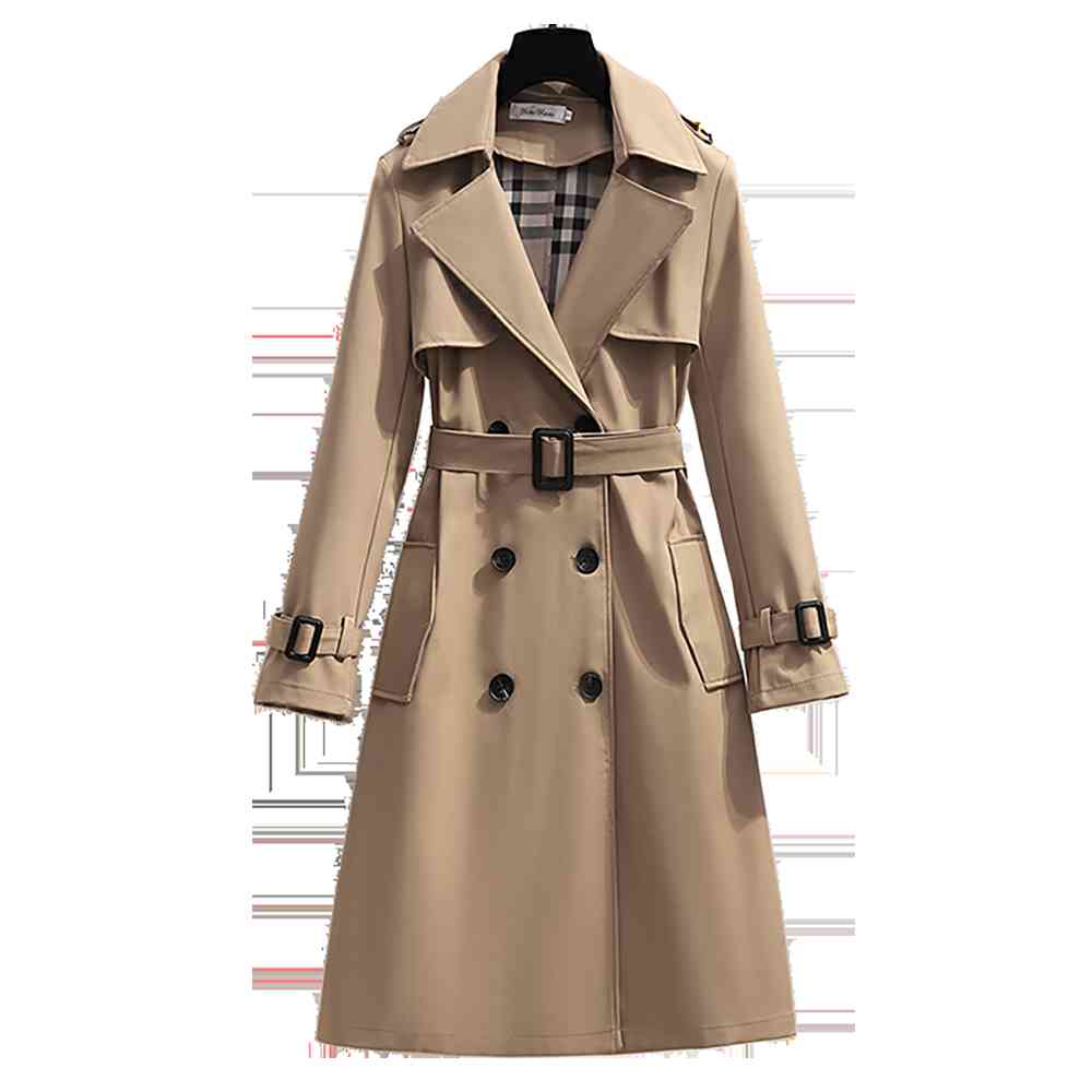 Women's Trench Coats S-4xl English spring feminine style wide medium and long sleek female jacket casual trench coats mujer 5I8C, 1# shoe box
Women's Trench Coats S-4xl English spring feminine style wide medium and long sleek female jacket casual trench coats mujer 5I8C, 1# shoe box