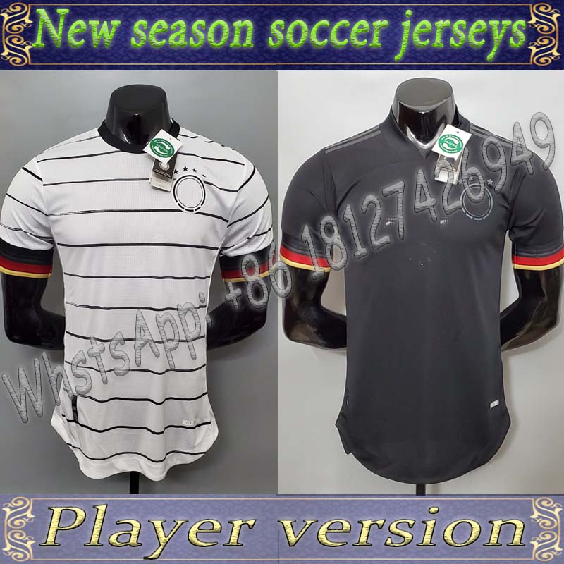 Player version Germany soccer jersey 2021 TAH Home AWAY kit HUMMELS KROOS DRAXLER REUS MULLER GOTZE SANE football shirts uniforms men, Black;yellow
Player version Germany soccer jersey 2021 TAH Home AWAY kit HUMMELS KROOS DRAXLER REUS MULLER GOTZE SANE football shirts uniforms men, Black;yellow