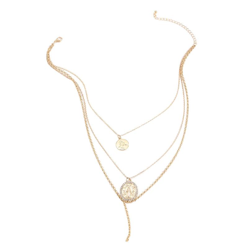 Necklace No Harm To Skin Three Layers Gold Simple Fashion Personalise Jewelry Anniversary Gift Women Pendant Necklaces
Necklace No Harm To Skin Three Layers Gold Simple Fashion Personalise Jewelry Anniversary Gift Women Pendant Necklaces