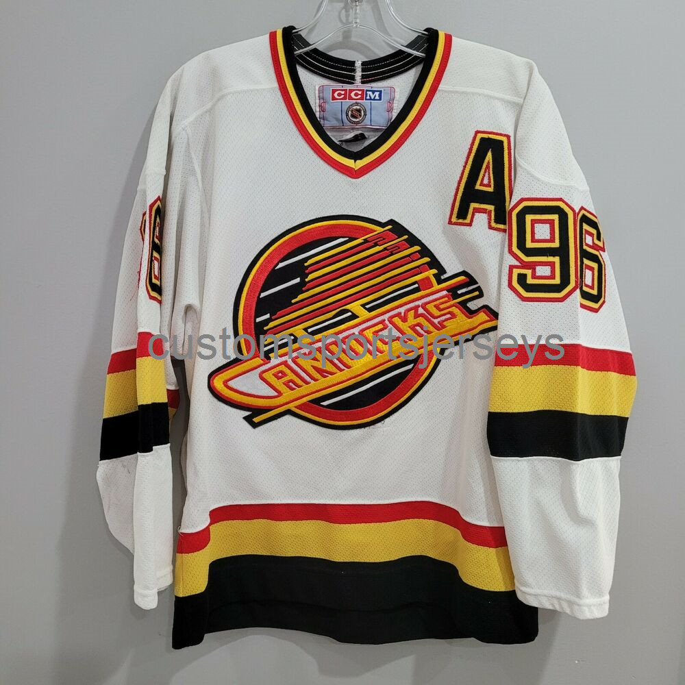Stitched Custom 90s CCM Vancouver Canucks Pavel Bure 96 Retro Skate Jersey Any Number Name men women youth kid XS-6XL, Black
Stitched Custom 90s CCM Vancouver Canucks Pavel Bure 96 Retro Skate Jersey Any Number Name men women youth kid XS-6XL, Black