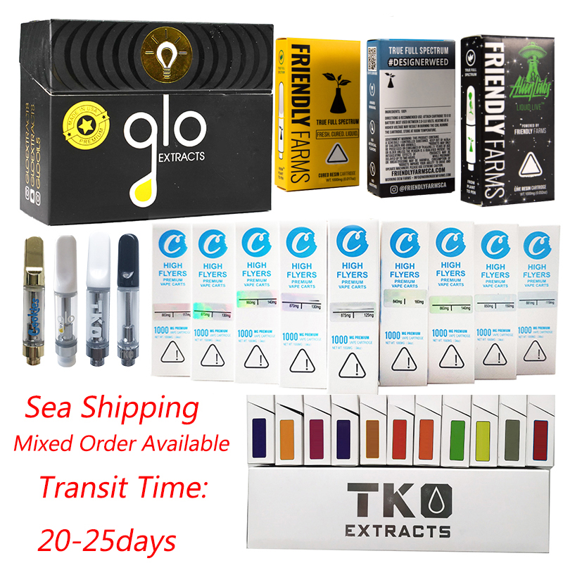 TKO Cookies Glo Vape Cartridges Atomizers 0.8ml 1.0ml Ceramic Carts Oil Cartridge Glass Tank Ship By Sea
TKO Cookies Glo Vape Cartridges Atomizers 0.8ml 1.0ml Ceramic Carts Oil Cartridge Glass Tank Ship By Sea