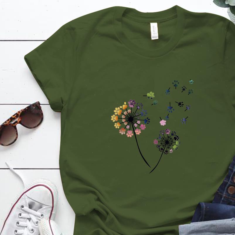 color womens dandelion printed women summer funny tee shirt femme short sleeve clothing, White
color womens dandelion printed women summer funny tee shirt femme short sleeve clothing, White