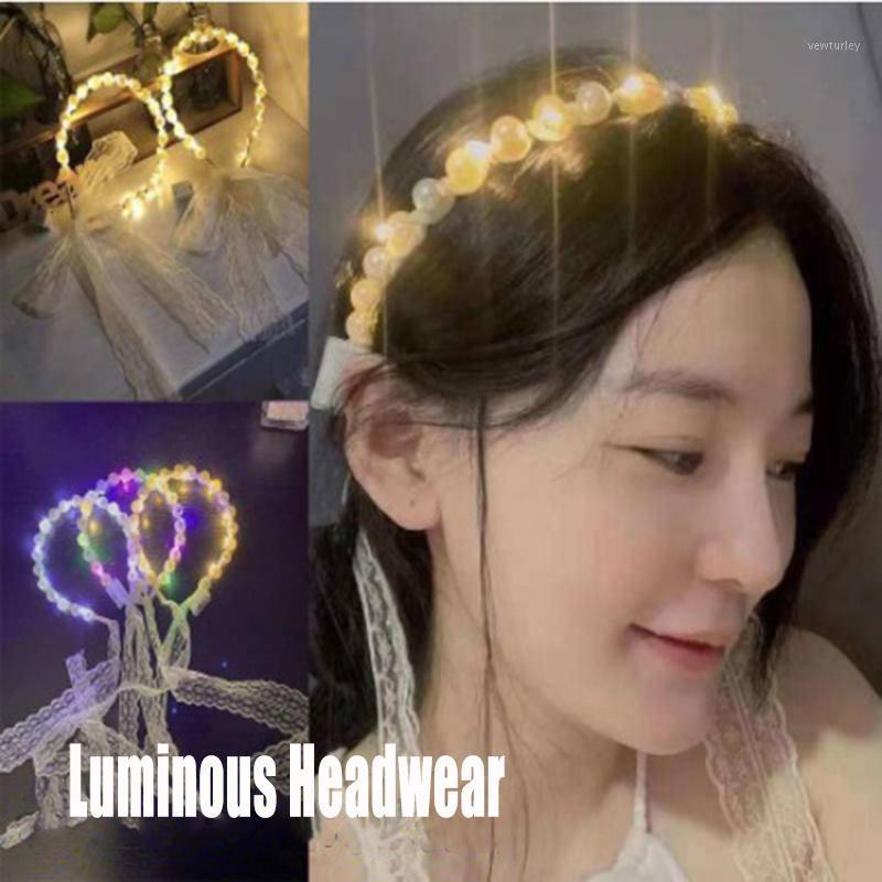 Party Decoration Luminous Pearl Headband LED Colorful Flashing Glow Birthday Year Wedding Lace Hair Fairy Children Toys Gifts
Party Decoration Luminous Pearl Headband LED Colorful Flashing Glow Birthday Year Wedding Lace Hair Fairy Children Toys Gifts