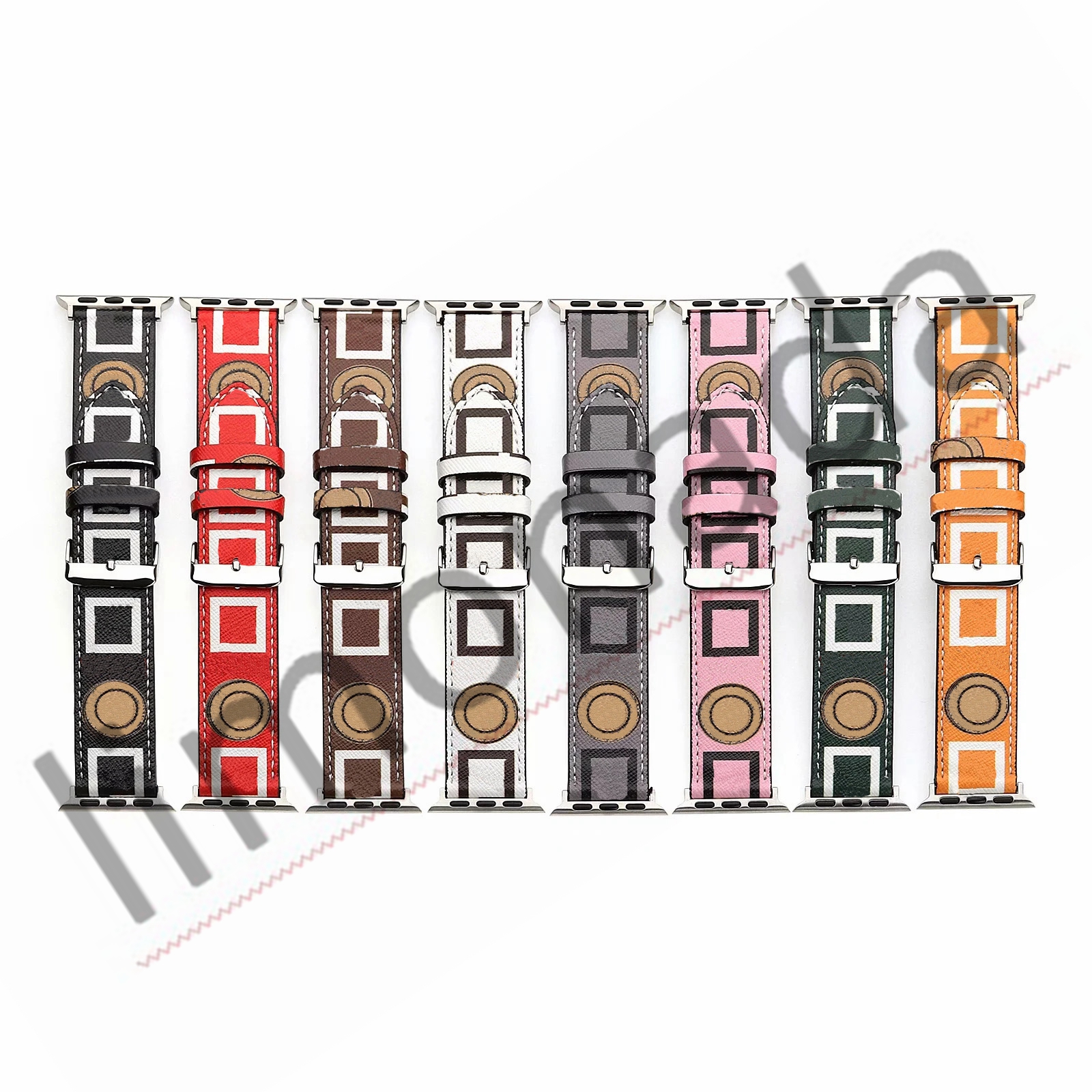 luxury designer F Strap Watchbands Watch Band 42mm 38mm 40mm 44mm iwatch 2 3 4 5 bands Leather Bracelet Fashion Stripes watchband with letter L01
luxury designer F Strap Watchbands Watch Band 42mm 38mm 40mm 44mm iwatch 2 3 4 5 bands Leather Bracelet Fashion Stripes watchband with letter L01
