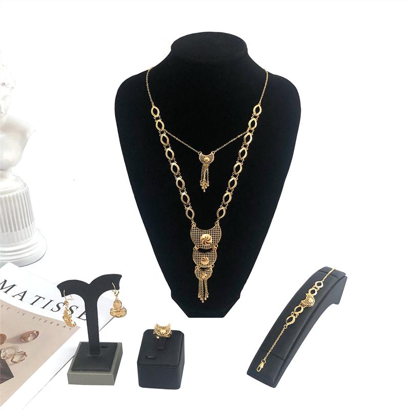 Earrings & Necklace Fashion Africa Ring Bracelet Nigerian Bride Wedding Jewelry Sets For Banquet Gold Dubai Christmas Party Gift, Silver
Earrings & Necklace Fashion Africa Ring Bracelet Nigerian Bride Wedding Jewelry Sets For Banquet Gold Dubai Christmas Party Gift, Silver