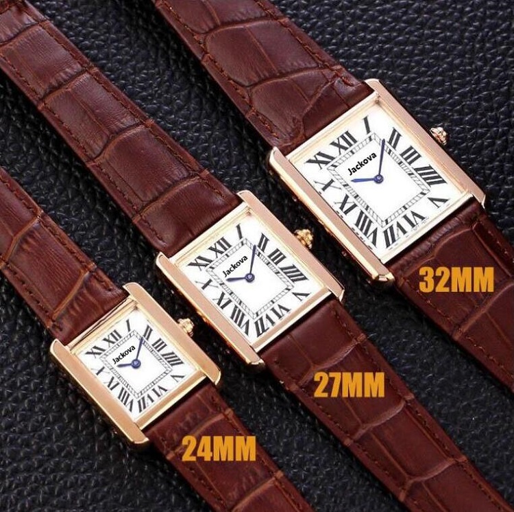 2021Top Fashion Woman Watches New Tank Series Casual Gold Watch 32mm 27mm 24mm Womens Real Leather Quartz Montres Ultra thin 801, As pic
2021Top Fashion Woman Watches New Tank Series Casual Gold Watch 32mm 27mm 24mm Womens Real Leather Quartz Montres Ultra thin 801, As pic