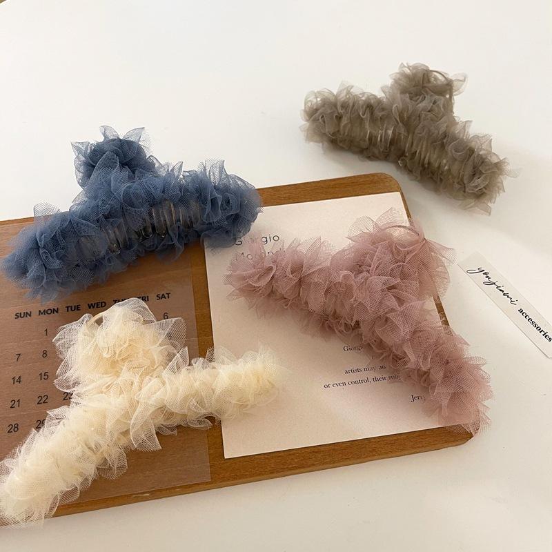 Hair Accessories Clips Claw Retro Fashion Decorative Clip Net Yarn Acetate Plate Grab For Women Girls Resin Hairpins
Hair Accessories Clips Claw Retro Fashion Decorative Clip Net Yarn Acetate Plate Grab For Women Girls Resin Hairpins