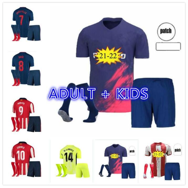 adult kids kit 2021 2022 Atletico Madrid Soccer Jerseys JOAO FELIX SUAREZ KOKE Hombres Niños camisetas de fútbol Training Fooball Shirt Pants, Multi
adult kids kit 2021 2022 Atletico Madrid Soccer Jerseys JOAO FELIX SUAREZ KOKE Hombres Niños camisetas de fútbol Training Fooball Shirt Pants, Multi
