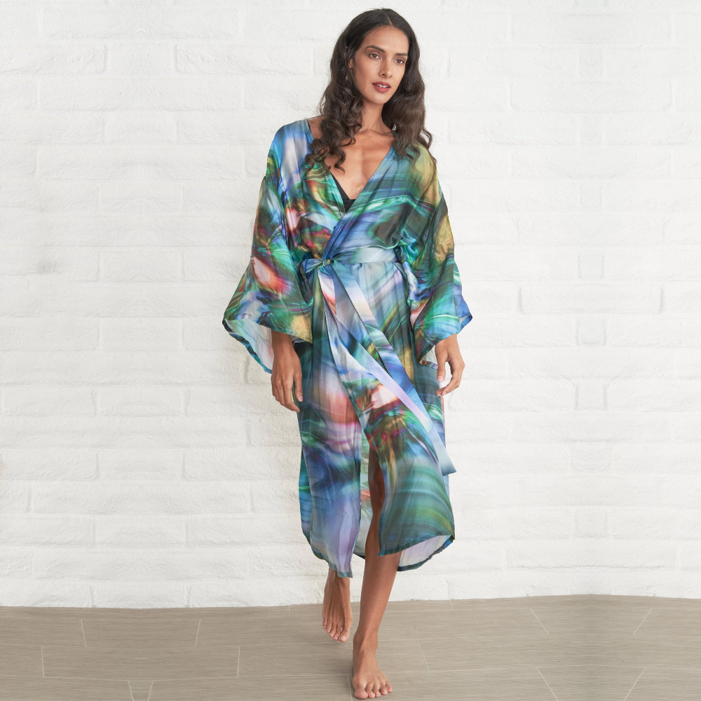 Quick-drying Bohemian Printed Bikini Cover-ups Sexy Summer Beach Dress Tunic Women wear Swimsuit Cover Up Q942 210420