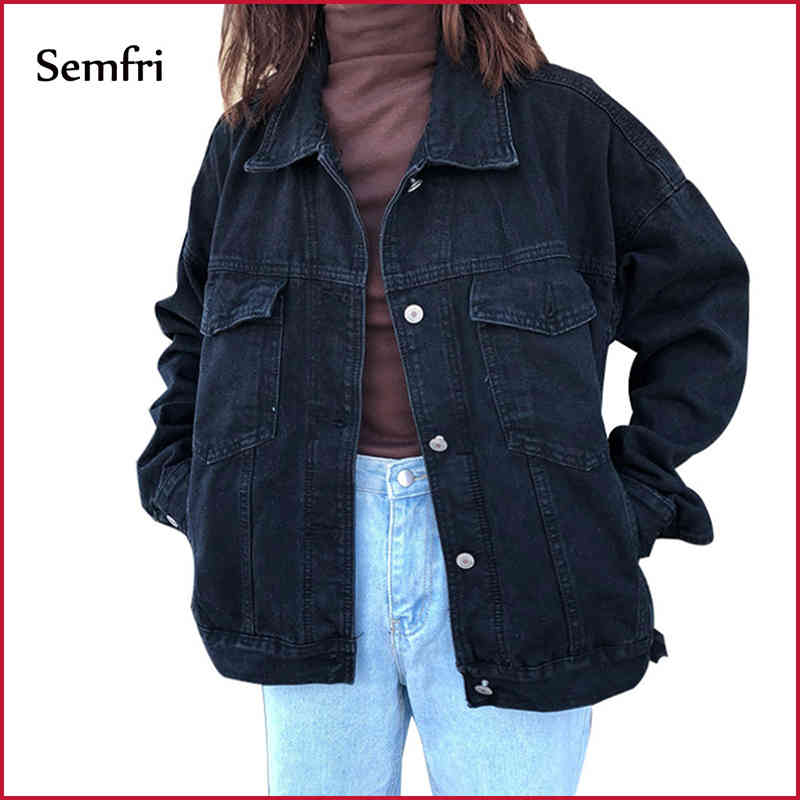 Semfri Jacket Women Black Denim Winter Jeans Coat Casual Harajuku Streetwear Female Vintage Dropshipping
Semfri Jacket Women Black Denim Winter Jeans Coat Casual Harajuku Streetwear Female Vintage Dropshipping