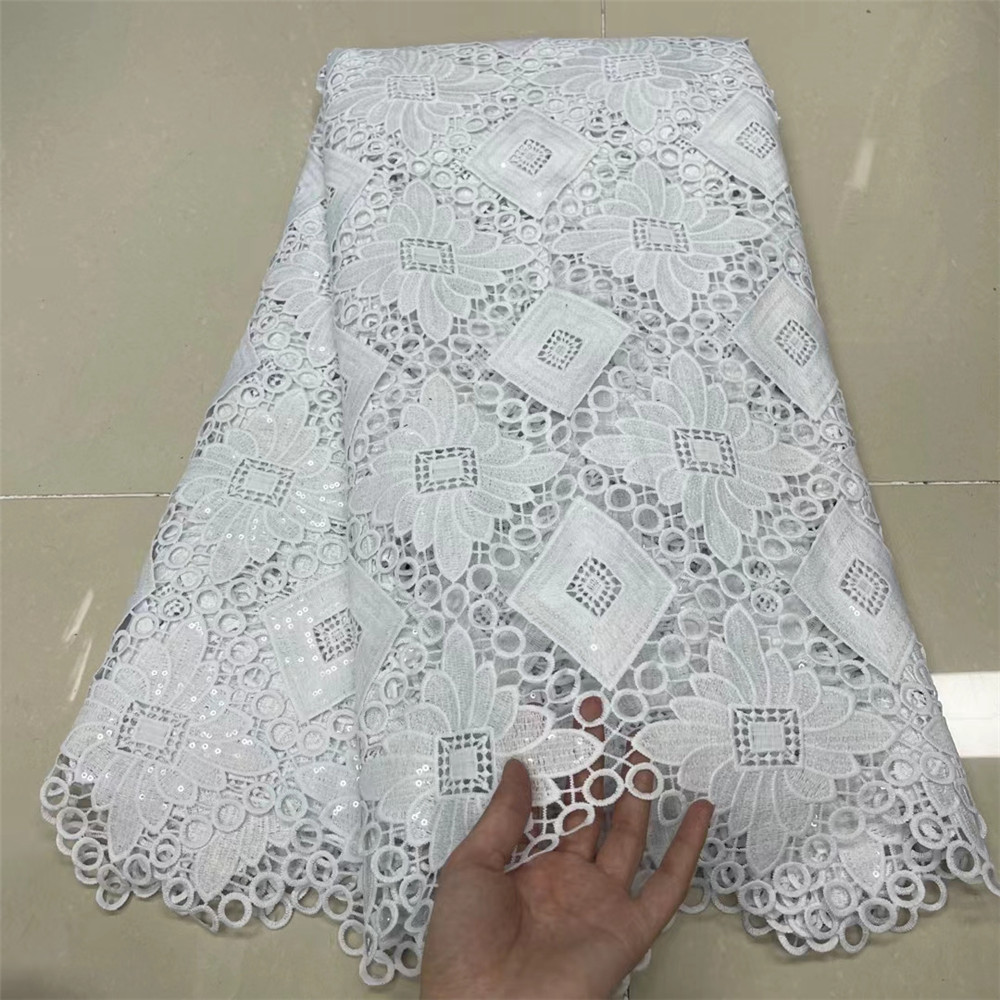 African Lace Fabric 2021 High Quality With Sequins Nigerian fabrics For Wedding French Tulle 
African Lace Fabric 2021 High Quality With Sequins Nigerian fabrics For Wedding French Tulle