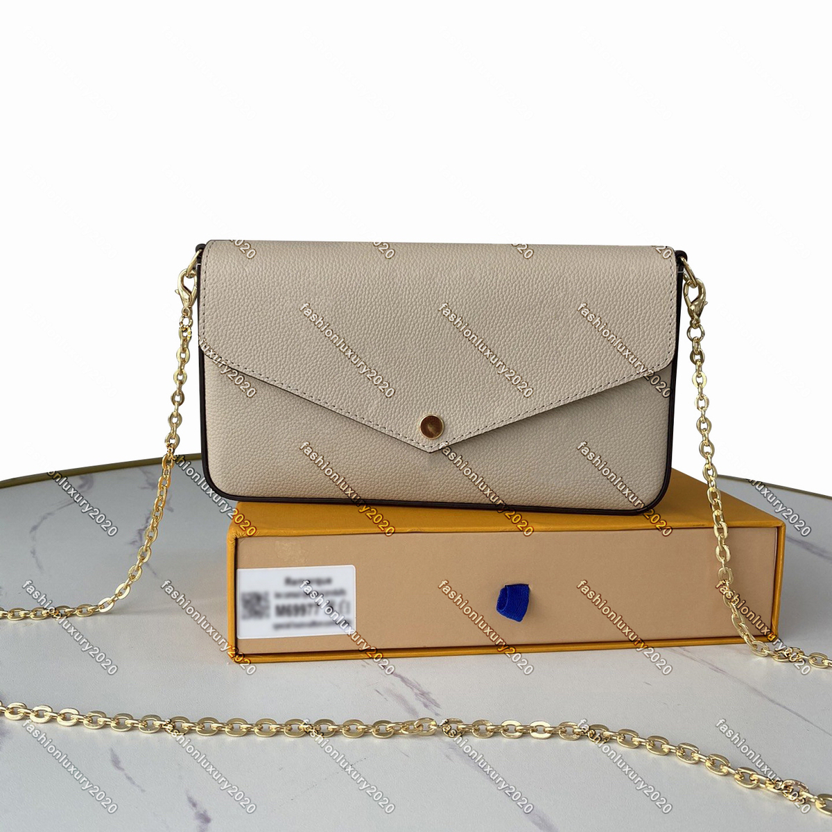 Light Grey Real Leather Women Crossbody Bags 3pcs set shoulder Handbags Purses Trendy Classic Fashion Letter Small Mini Flap Messenger Bag Wallets 3 Colors With Box, Elephant grey
Light Grey Real Leather Women Crossbody Bags 3pcs set shoulder Handbags Purses Trendy Classic Fashion Letter Small Mini Flap Messenger Bag Wallets 3 Colors With Box, Elephant grey
