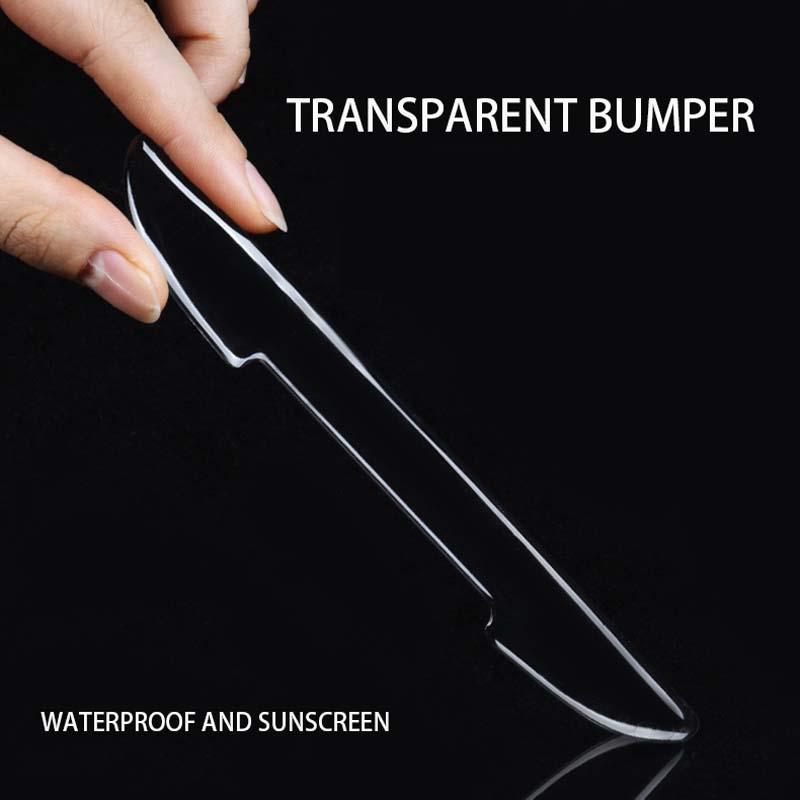 Vehicle Transparent Anti-collision Strip Car Sticker Auto Door Side Scratch-proof Anti-scratch Rear-view Mirror Decorative Rubber Strips