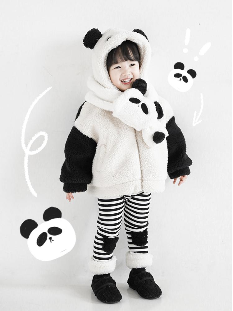 Jackets Girls Panda Black And White Contrast Color Plush Hooded Jacket Winter Three-Dimensional Ears Baby Cute Coat, Blue;gray
Jackets Girls Panda Black And White Contrast Color Plush Hooded Jacket Winter Three-Dimensional Ears Baby Cute Coat, Blue;gray
