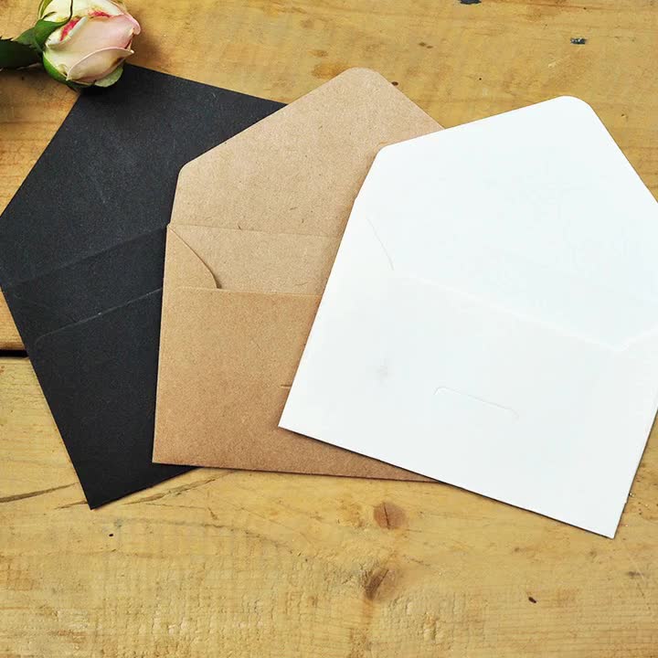 Simple Paper Products White Black Kraft Envelopes Cute Envelopes Small Gifts Cards Holders Envelope 122179
Simple Paper Products White Black Kraft Envelopes Cute Envelopes Small Gifts Cards Holders Envelope 122179