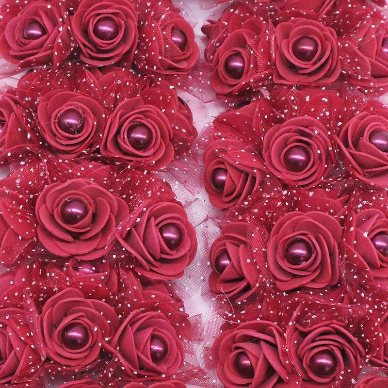 Decorative Flowers & Wreaths 144pcs 3CM Foam Mini Rose Head Pearl Bead Artificial For Wedding Decoration DIY Bride Wreath Home Decor Fake Fl
Decorative Flowers & Wreaths 144pcs 3CM Foam Mini Rose Head Pearl Bead Artificial For Wedding Decoration DIY Bride Wreath Home Decor Fake Fl